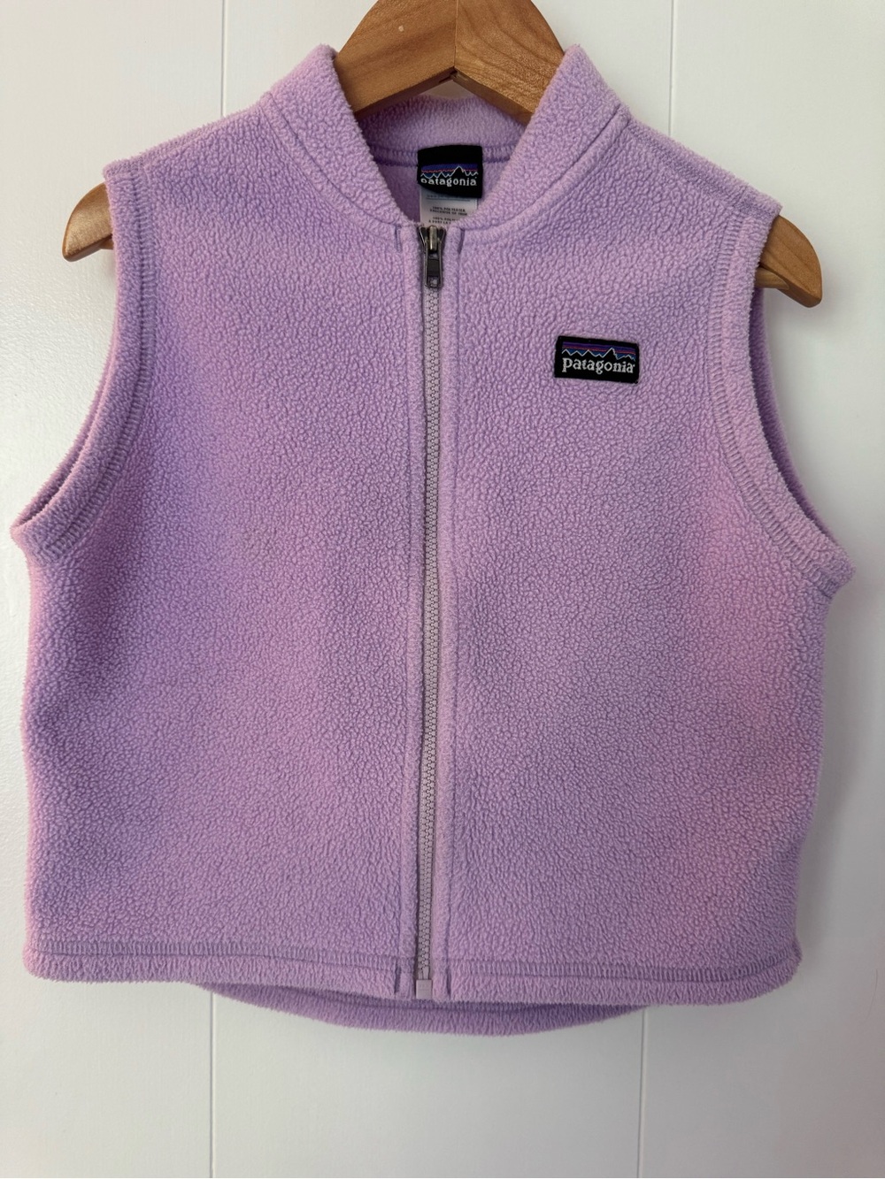 Patagonia Light Lavender Fleece Vest